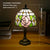 SOURA Tiffany Table Lamp American Retro Living Room Bedroom Lamp Luxurious Villa Hotel  Stained Glass Desk Lamp