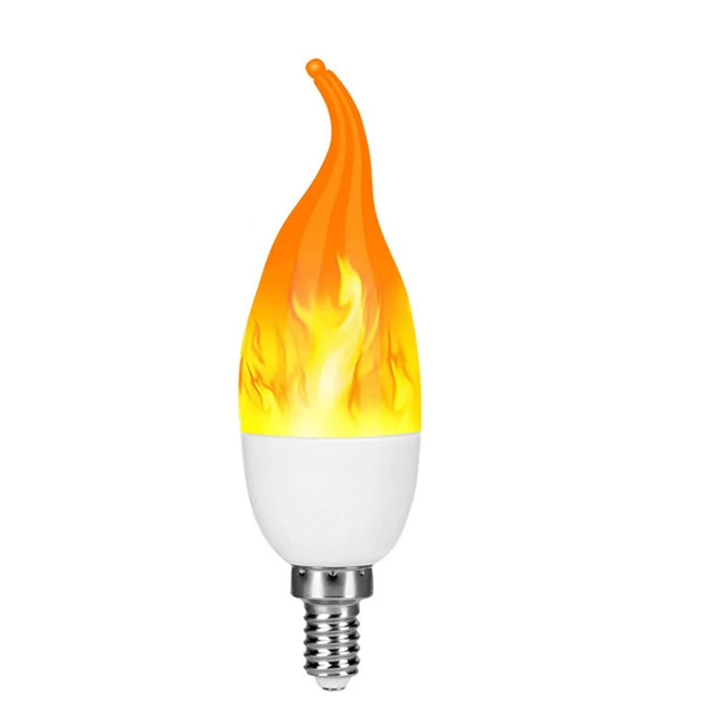 E14 E27 LED Flame Lamps B22 Corn Bulb Creative Flickering Effect Bulb AC85-265V LED Emulation Dynamic Flame Light