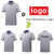 Custom Logo Summer Polo Shirt Short Sleeve Eye Catching Embroidered Text DIY Pattern for Shirt