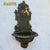 Antique Gold Cast Iron Wall Mounted Hand Sink Farm House Home Garden Decor Heavy Metal Wash Stand