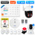 KERUI Tuya Smart WIFI GSM Alarm System Works With Alexa Home Security Wireless 433Mhz Burglar Alarm Door Window Sensor Detector