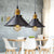 Vintage LED Iron Lampshade Retro Chandeliers Russia Pendant Lights