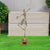 Metal Dancing Girl Garden Statue Decor Waterproof