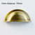 TENCHTWO Retro Kitchen Furniture Handle Black Silver Shell Drawer Door Knobs Wardrobe Cupboard Closet Shoe Cabinet Knob And Pull