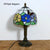 SOURA Tiffany Table Lamp American Retro Living Room Bedroom Lamp Luxurious Villa Hotel  Stained Glass Desk Lamp