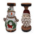 Christmas Resin Candlestick Santa Claus Snowman Candle Ornament Table Decor