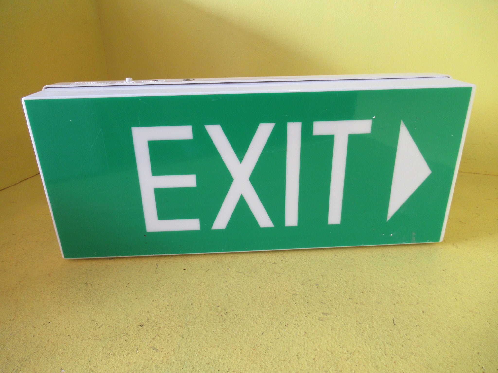 Prolight Exit Lighting Sign 130W x 55H x 30D – rummages.co.nz