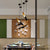 Post modern simple restaurant bamboo tube chandelier creative lighting