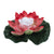 Solar Powered LED Artificial Lotus Shape Floating Fountain, & Pond  Pool Light